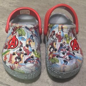 Marvel Avengers Kids Sandals - Red and Gray size 10